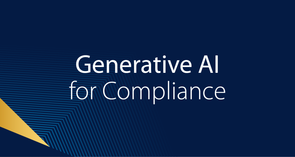 الذكاء الاصطناعي التوليدي لتعزيز الامتثال بالبنوك  Generative AI For Compliance