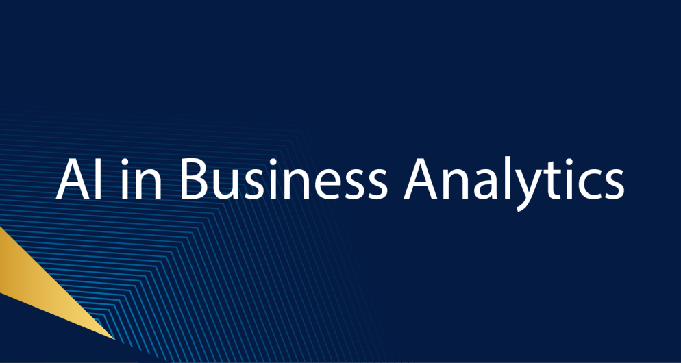 الذكاء الاصطناعي في تحليلات الأعمال المصرفية AI in   Business Analytics in Banking